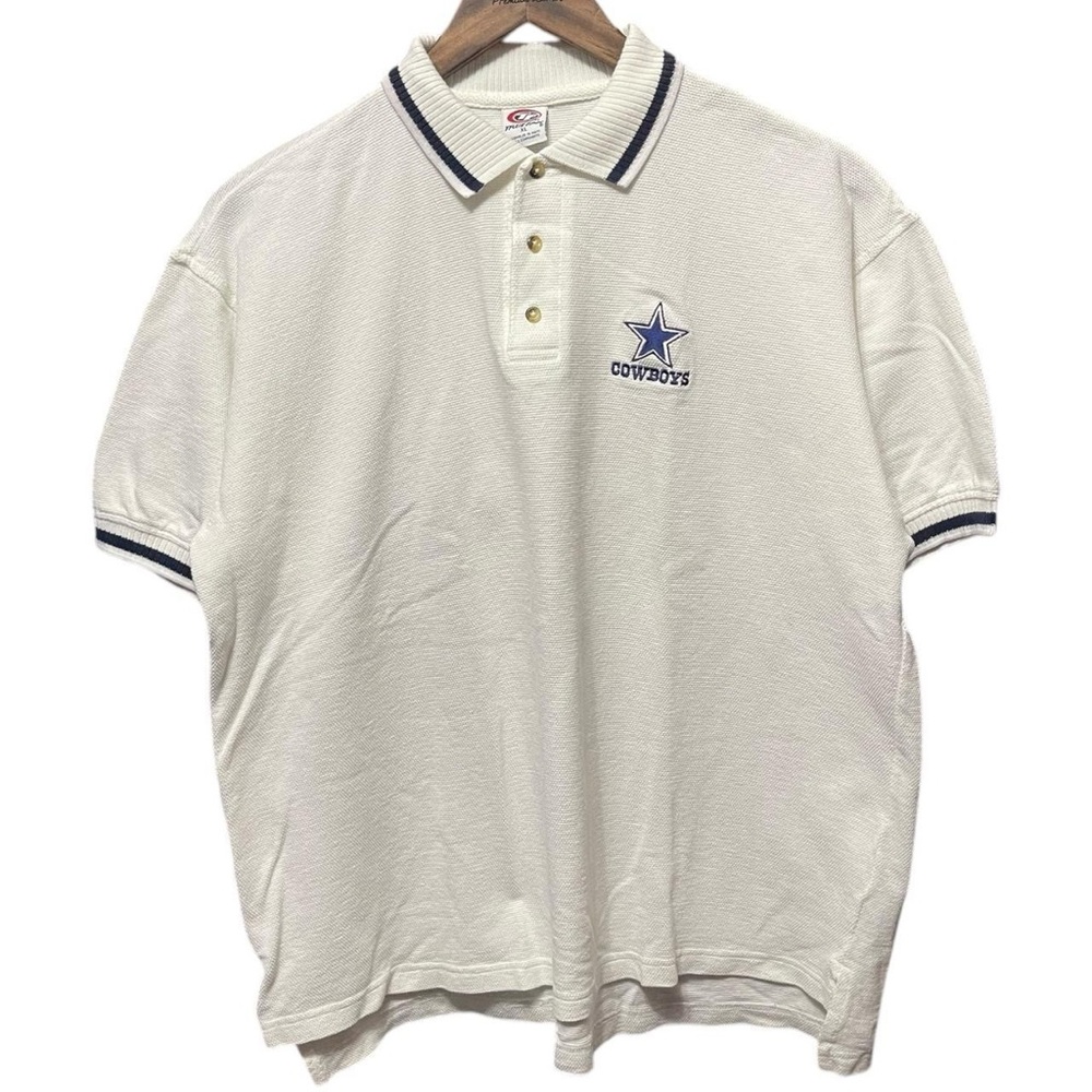 vintage 90s Dallas Cowboys NFL football short sleeve collared Sports polo shirt
